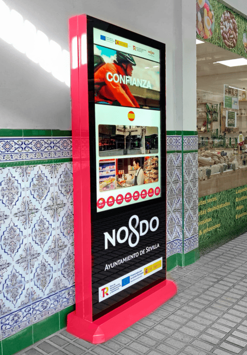 outdoor totem Seville